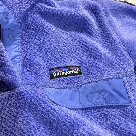 Patagonia Retool Snap Fleece Pullover Purple Sweatshirt sz M - Picture 3 of 8